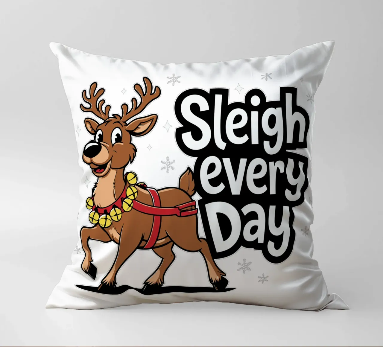 Sleigh every day cuscino da edsonramosart