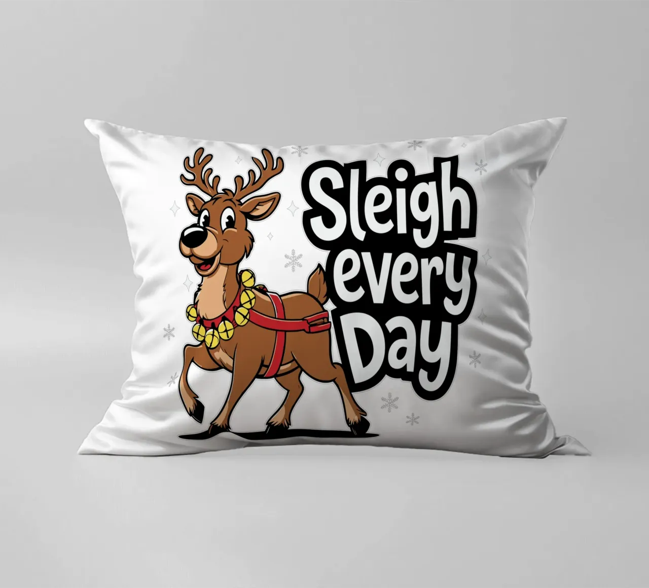 Sleigh every day cuscino da edsonramosart