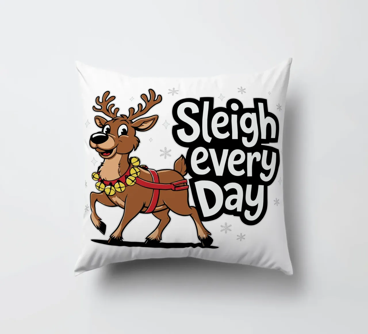 Sleigh every day cuscino da edsonramosart