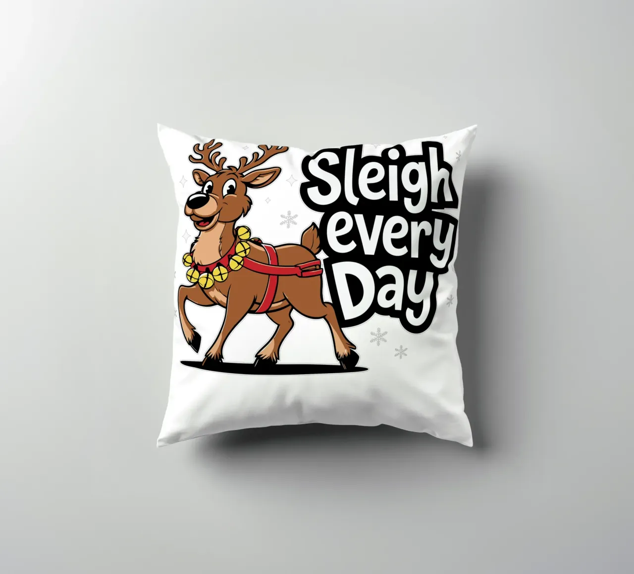 Sleigh every day cuscino da edsonramosart