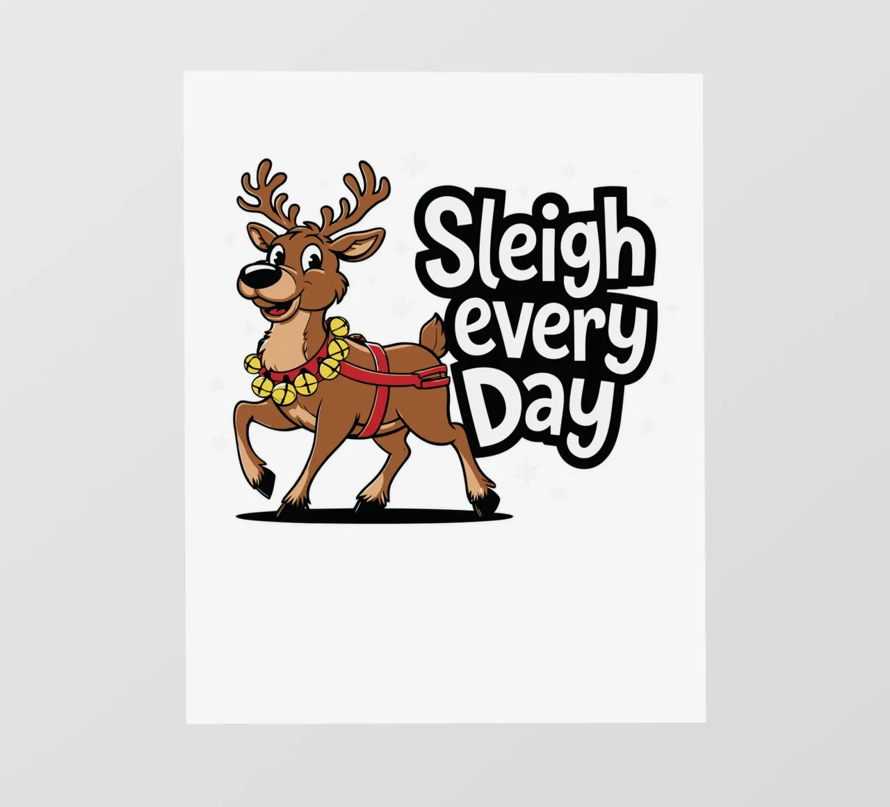 Sleigh every day telo in pvc da edsonramosart