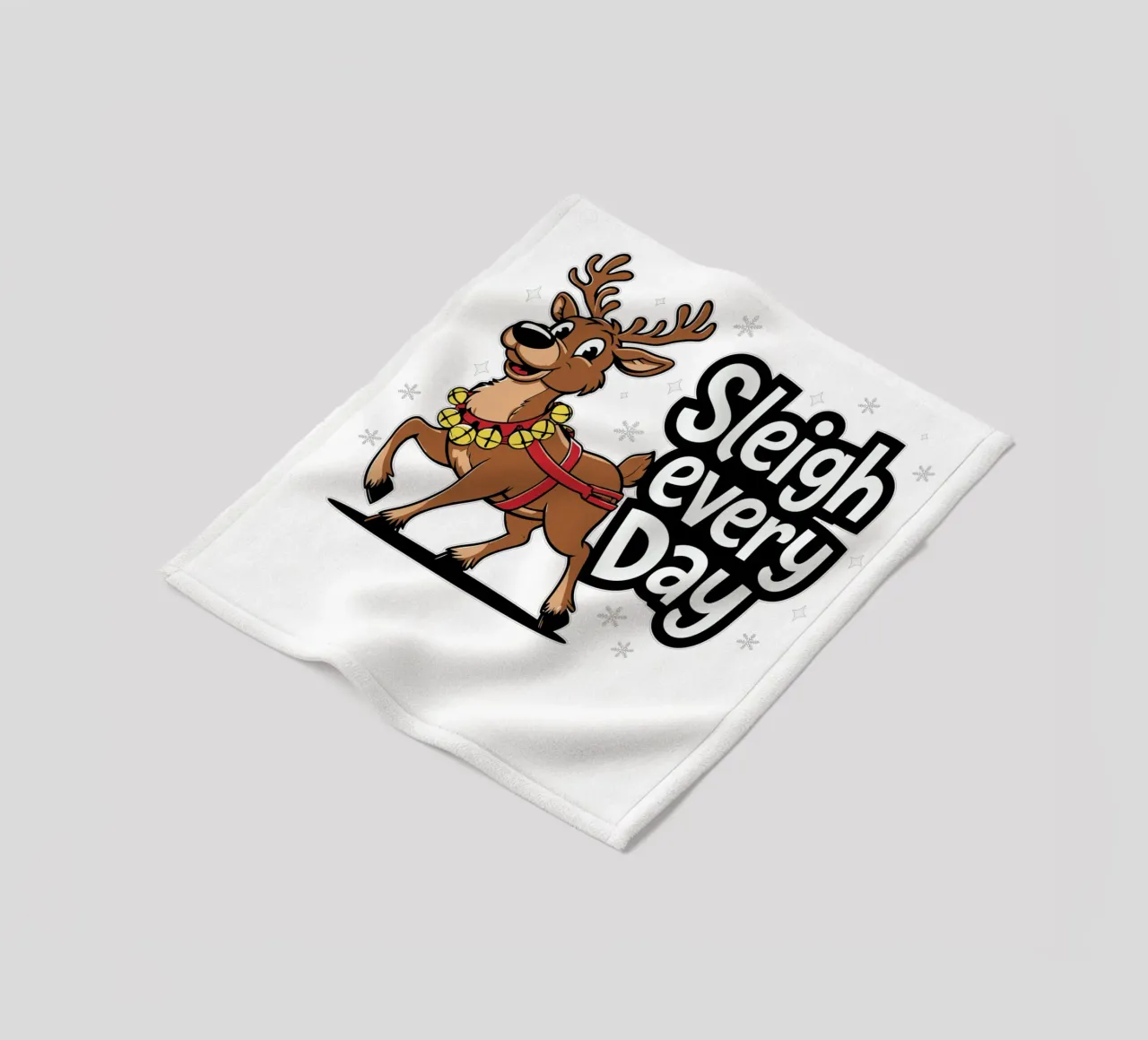 Sleigh every day coperta in pile da edsonramosart