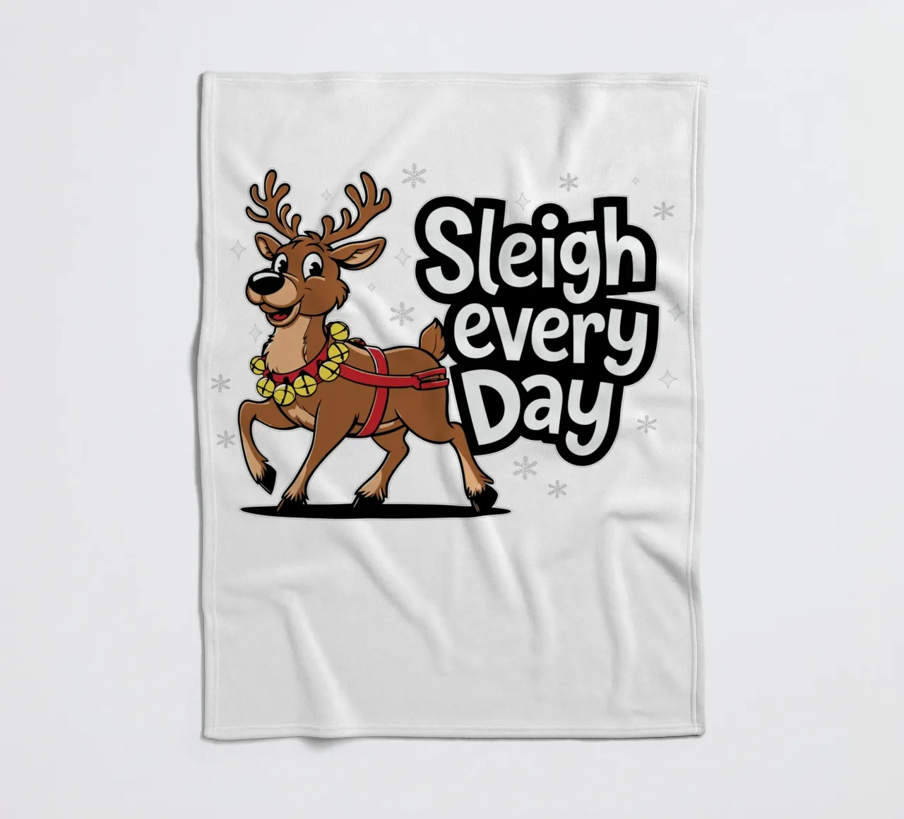 Sleigh every day coperta in pile da edsonramosart