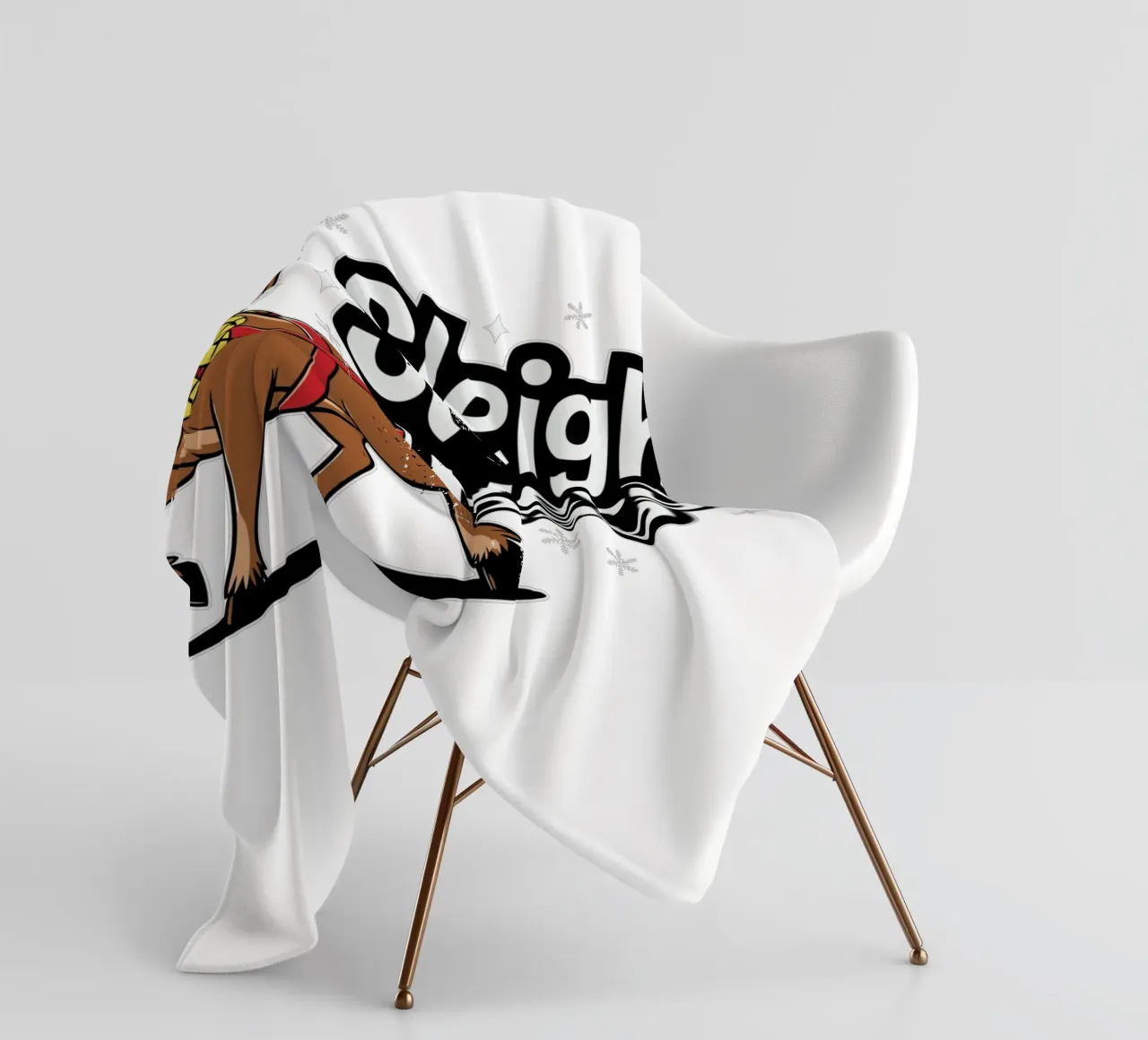 Sleigh every day coperta in pile da edsonramosart