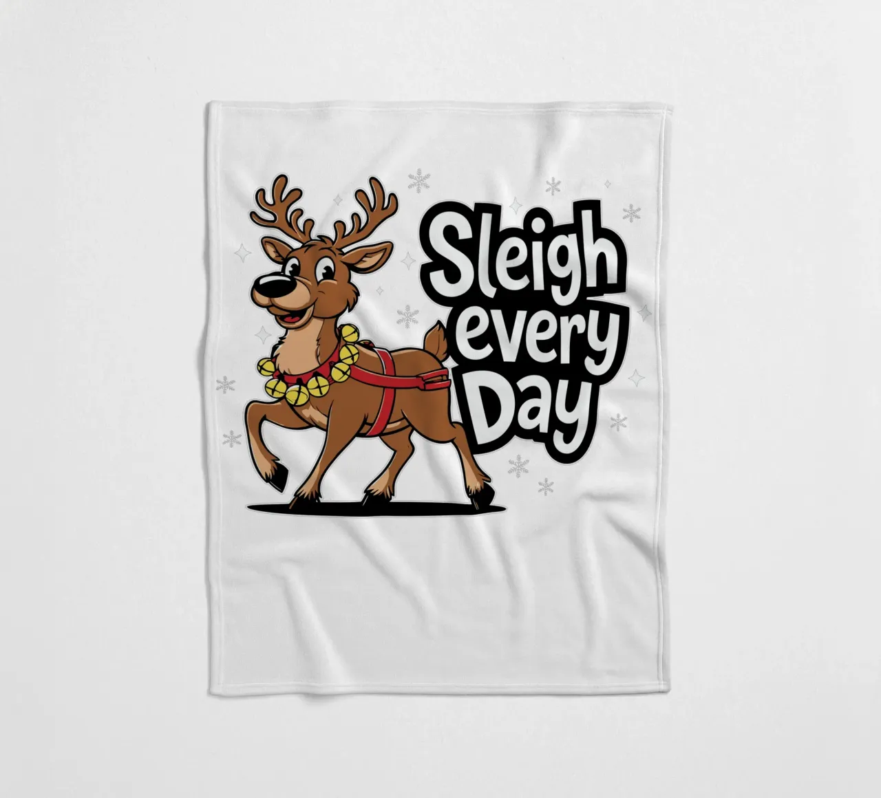 Sleigh every day coperta in pile da edsonramosart
