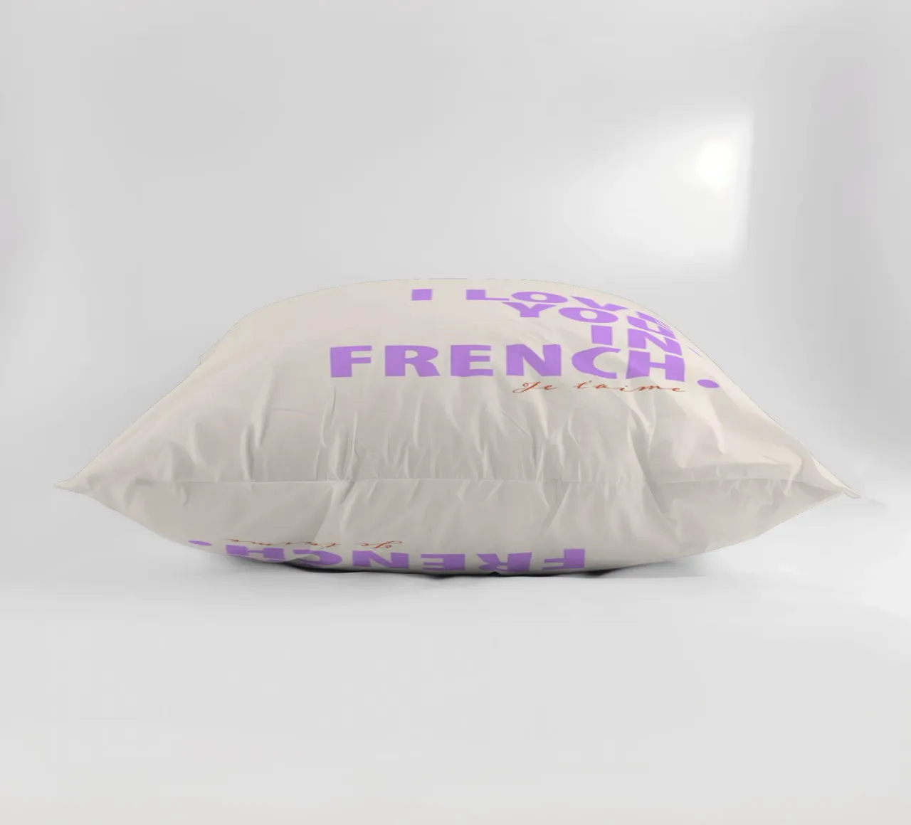 Ti amo in francese cuscino da Malou-Studio