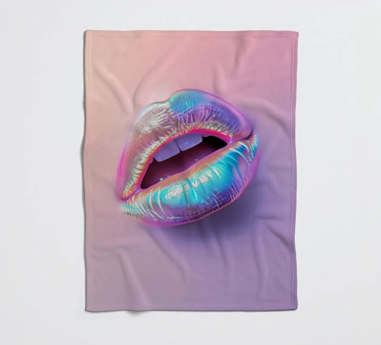 Changierende Lippen coperta in pile da Malou-Studio