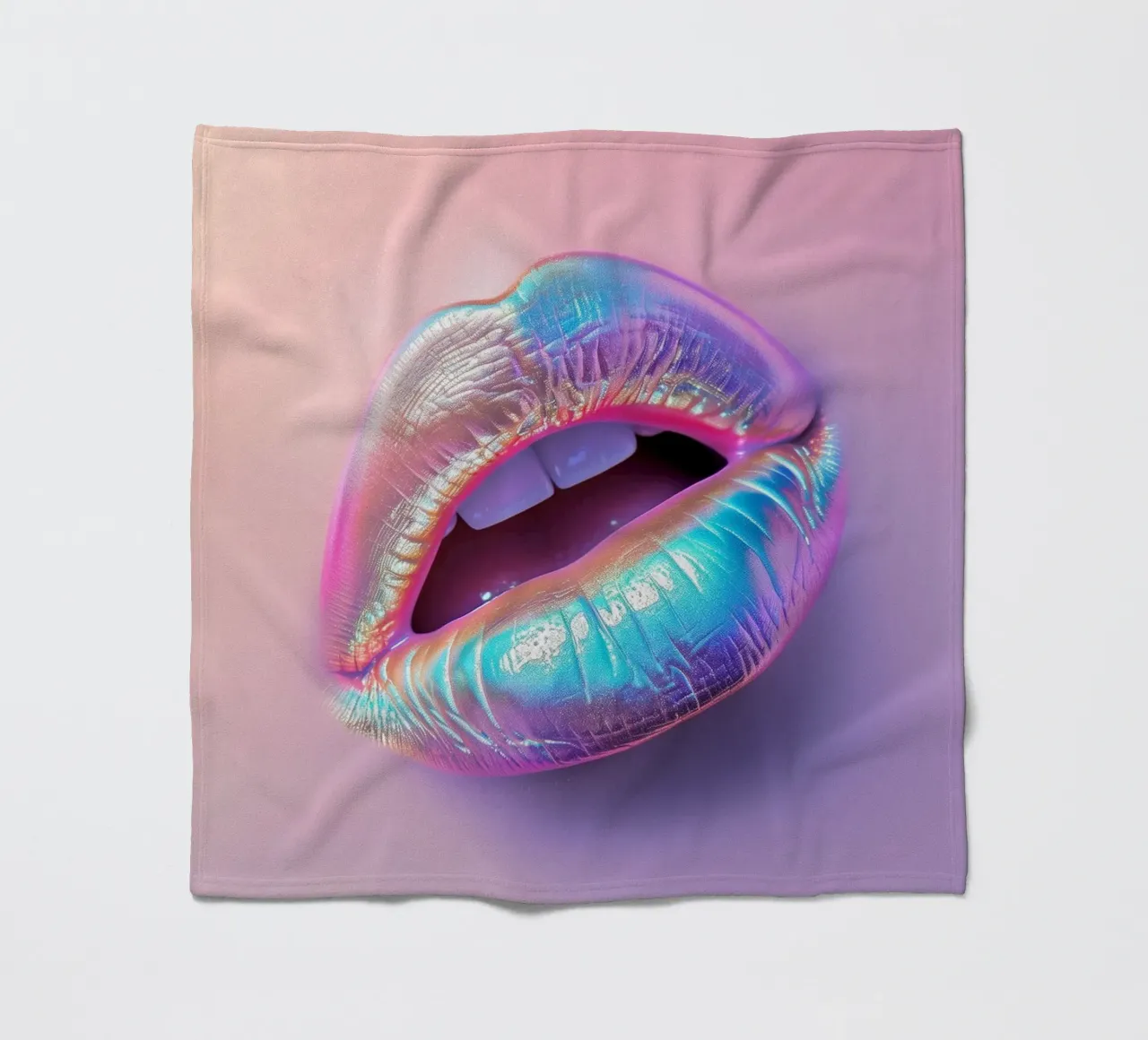 Changierende Lippen coperta in pile da Malou-Studio
