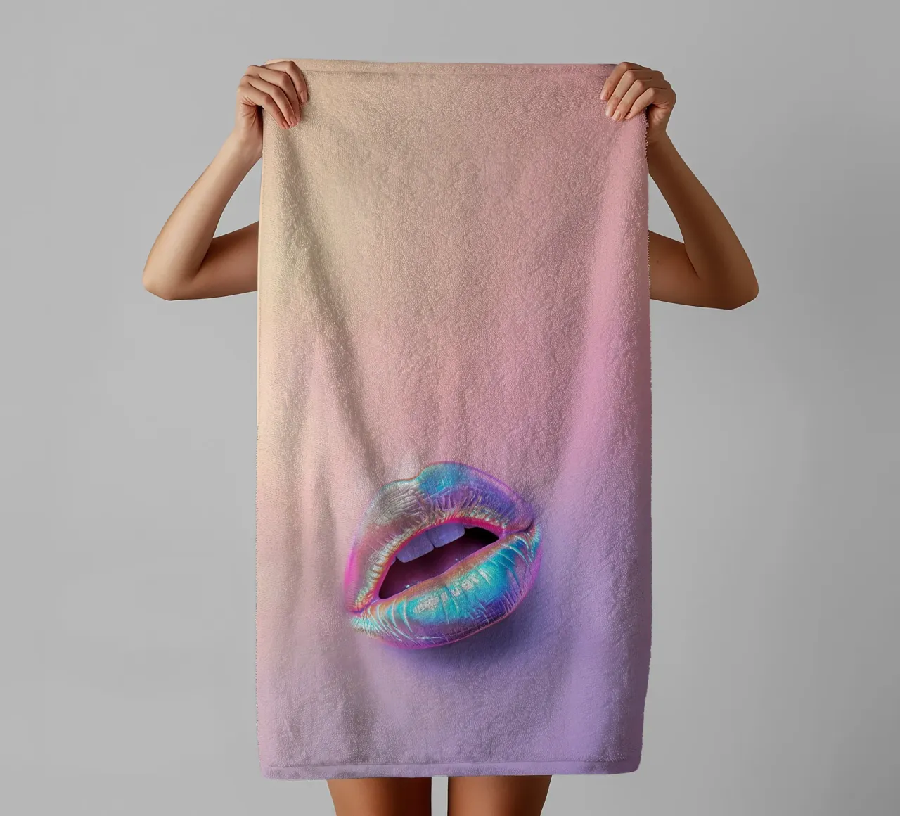 Changierende Lippen asciugamano da bagno da Malou-Studio
