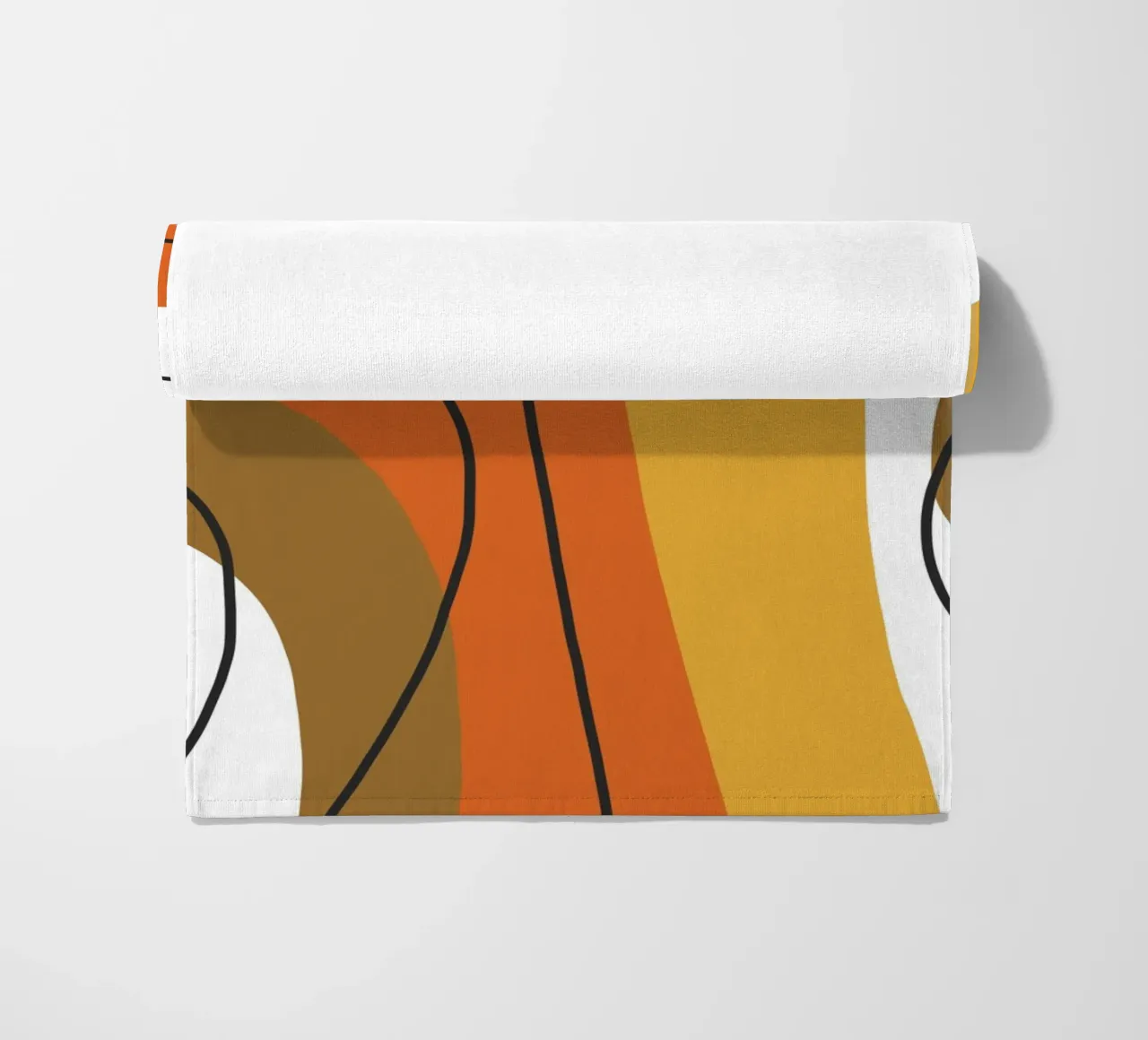 Bold curving shapes telo mare da LisaArtes