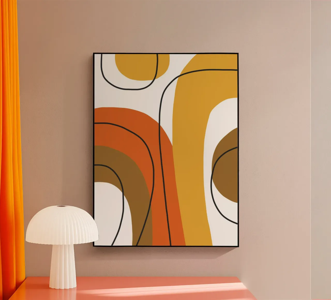 Bold curving shapes plexiglass da LisaArtes