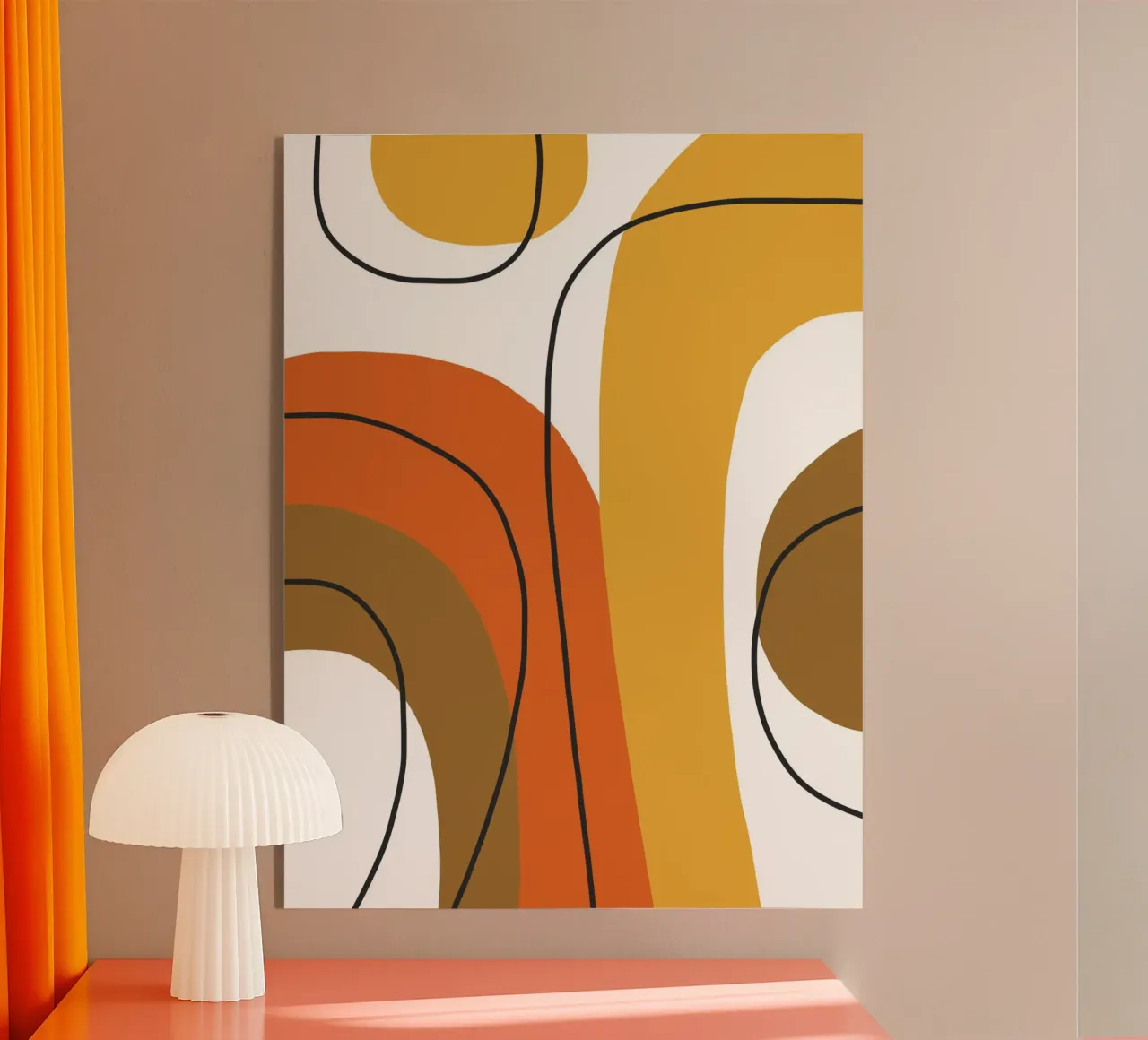 Bold curving shapes plexiglass da LisaArtes