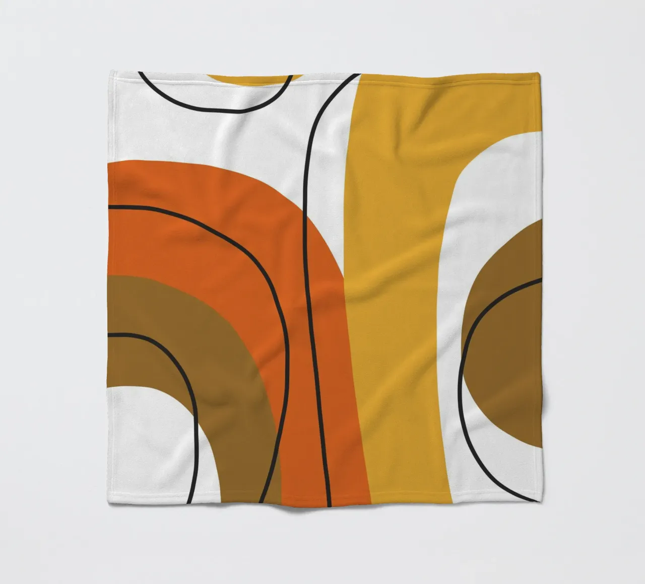 Bold curving shapes coperta in pile da LisaArtes