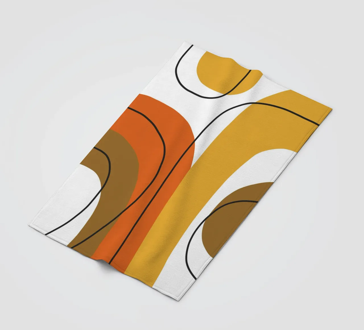 Bold curving shapes coperta in pile da LisaArtes
