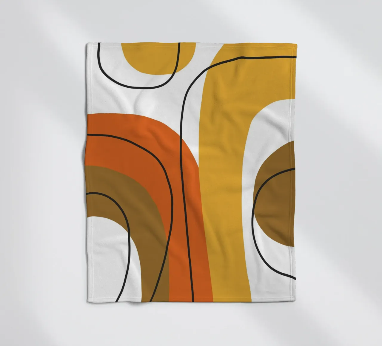 Bold curving shapes coperta in pile da LisaArtes