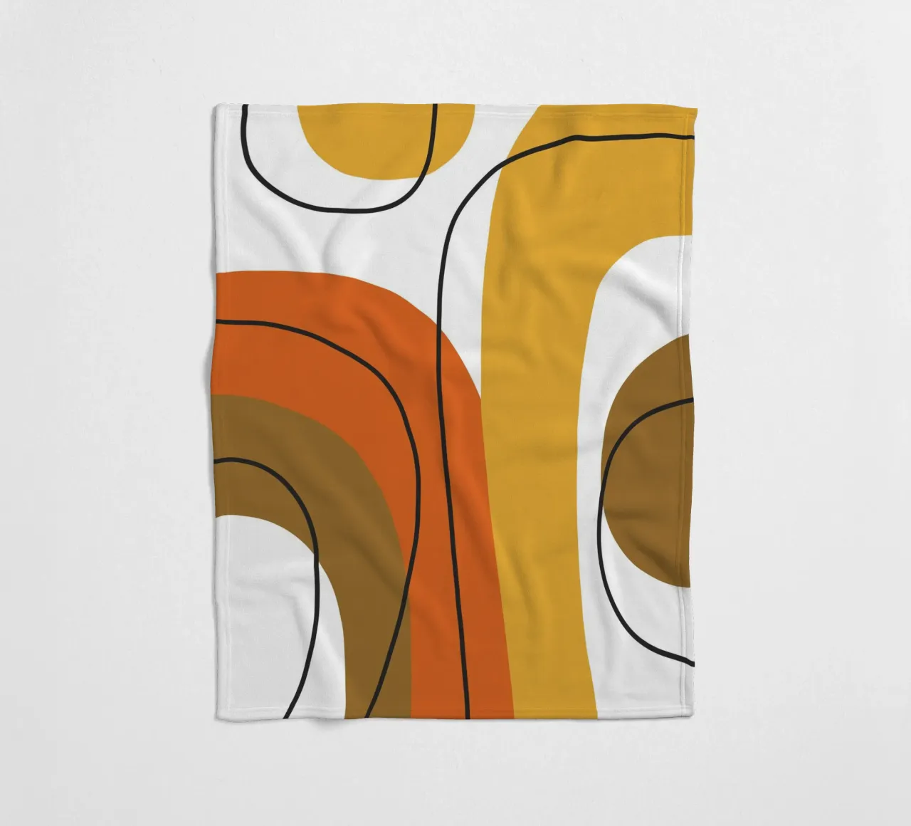 Bold curving shapes coperta in pile da LisaArtes