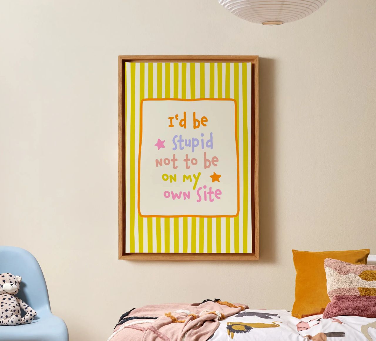 I would be stupid not to be on my own Side canvas by Malou-Studio