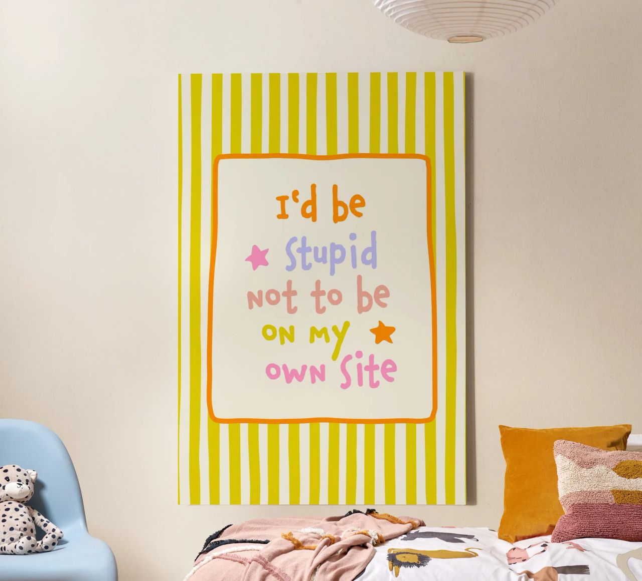 I would be stupid not to be on my own Side canvas by Malou-Studio