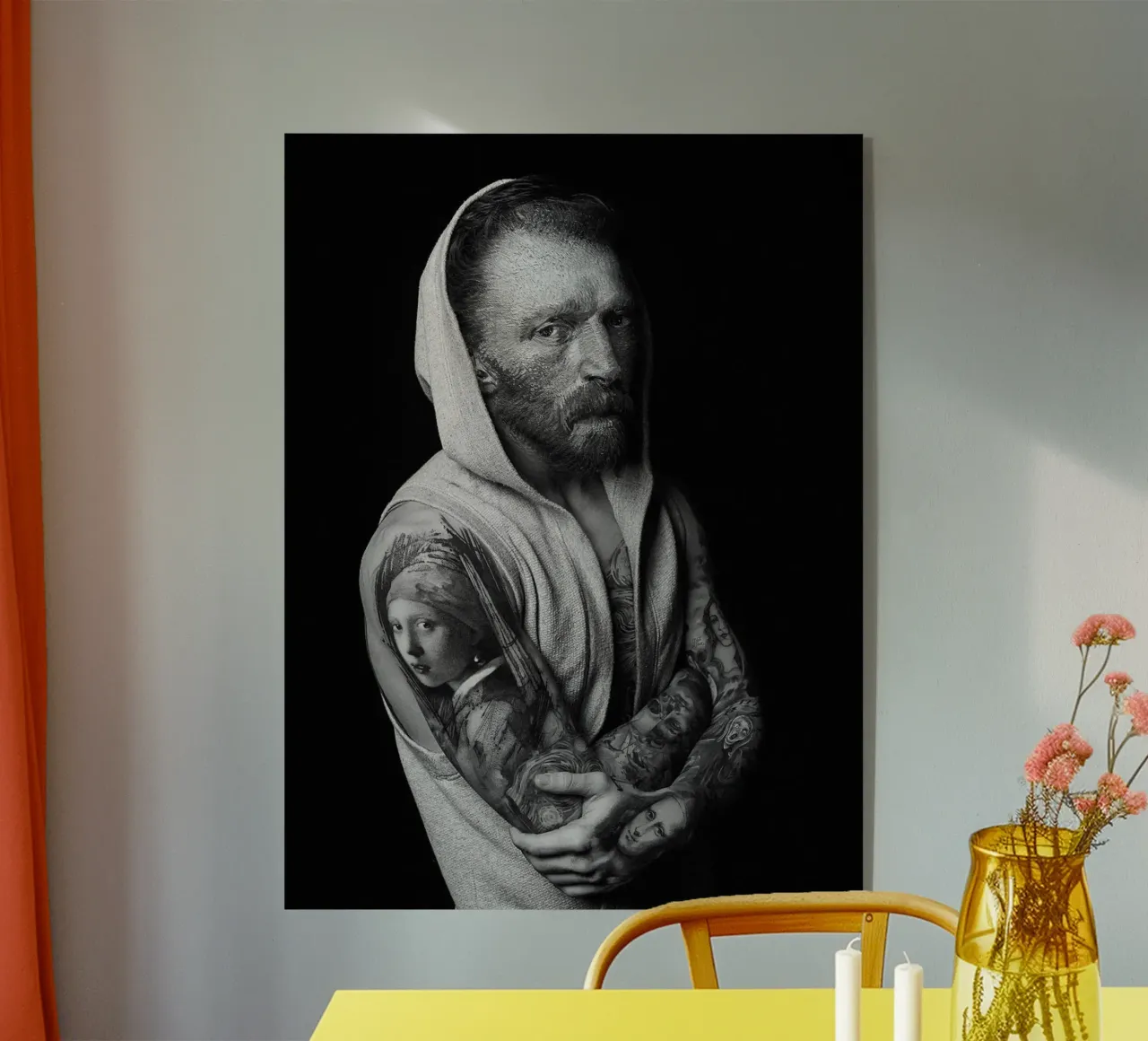 Van Gogh Tattoo plexiglass da Paste in Place