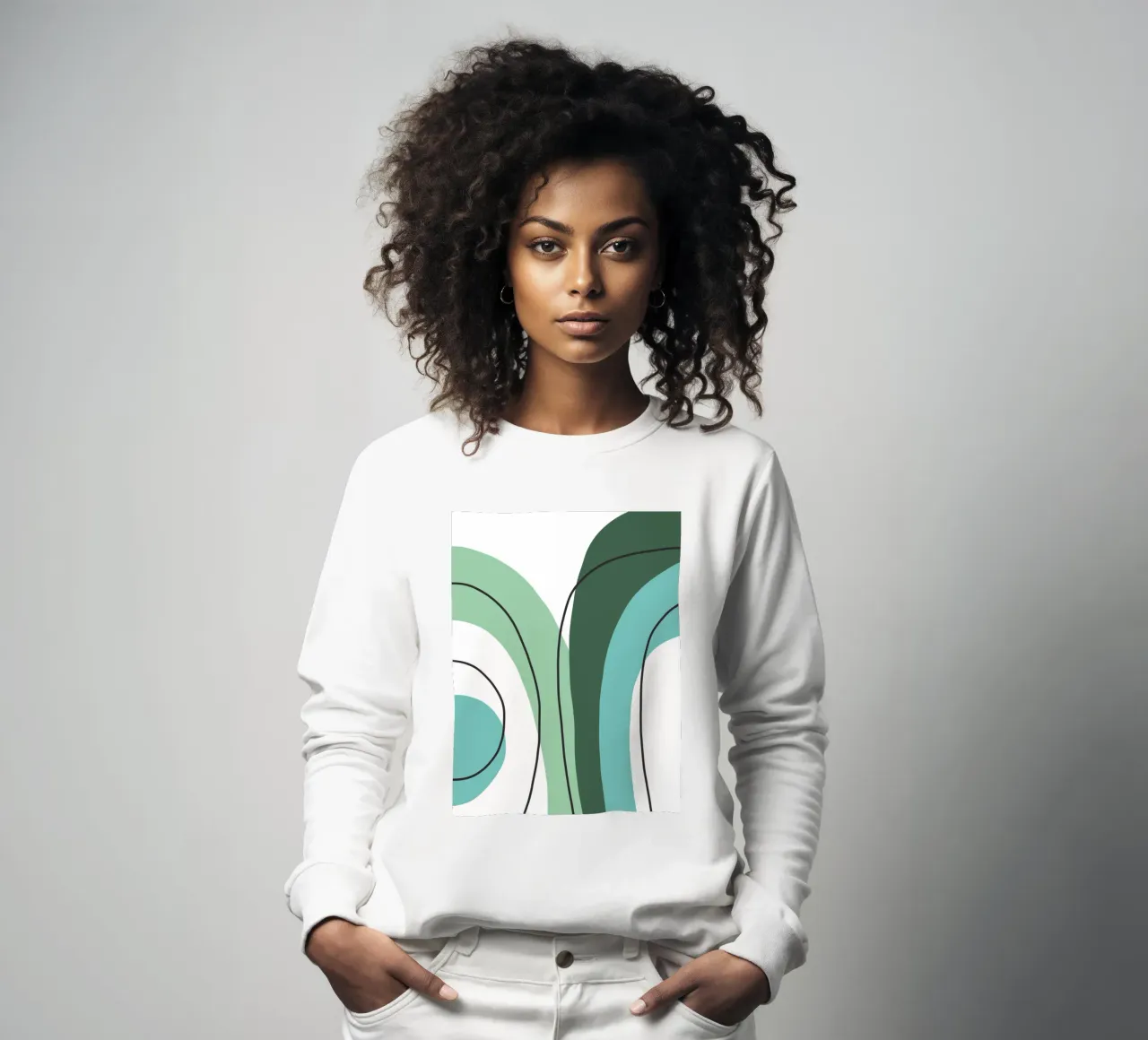 Curved lines felpa da LisaArtes