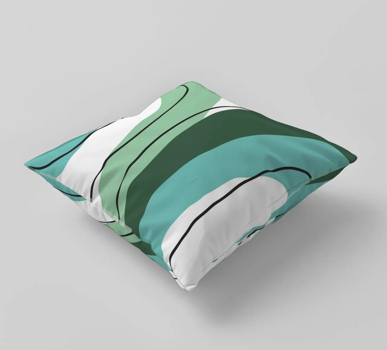 Curved lines cuscino da LisaArtes