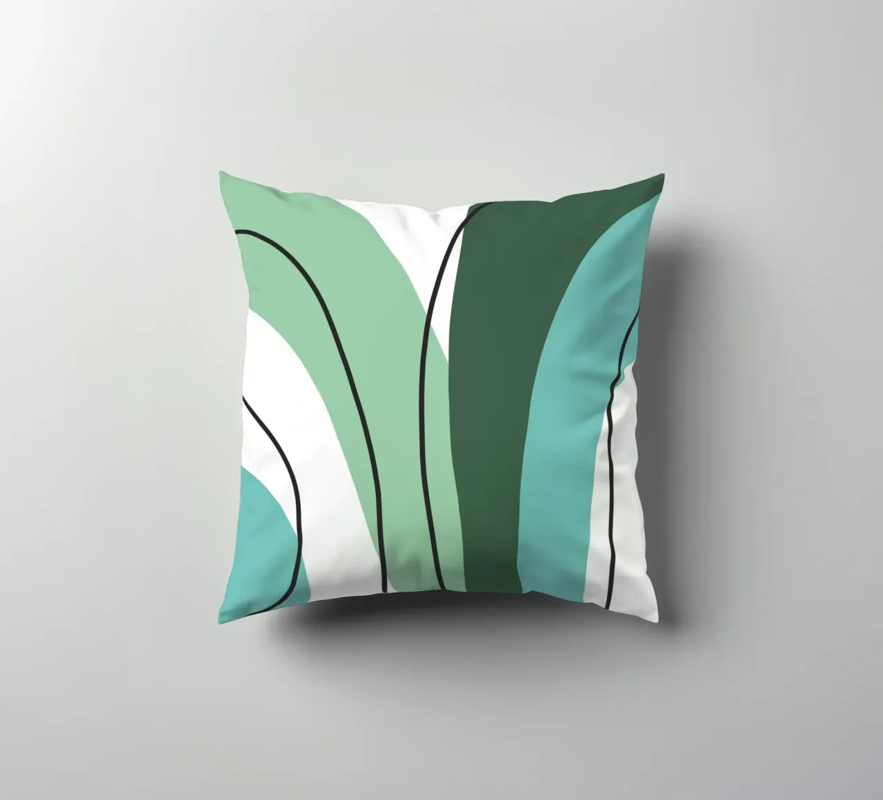 Curved lines cuscino da LisaArtes