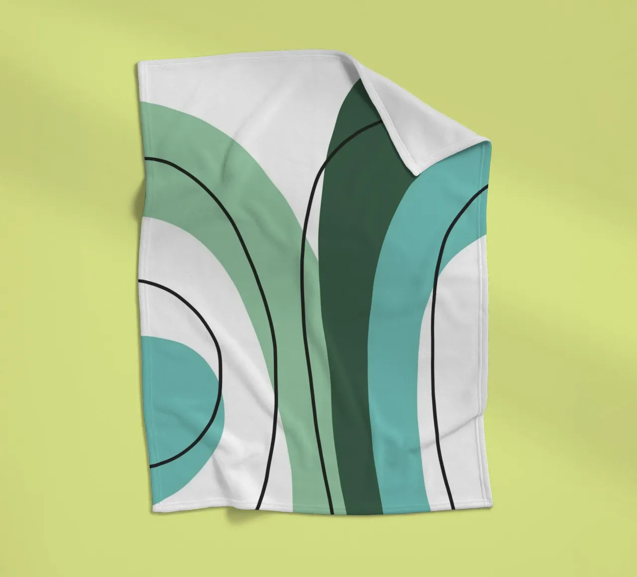 Curved lines coperta in pile da LisaArtes