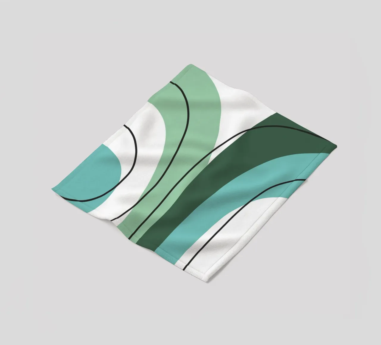 Curved lines coperta in pile da LisaArtes