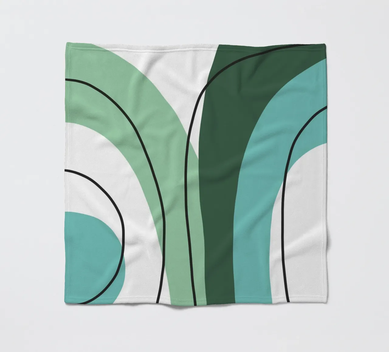 Curved lines coperta in pile da LisaArtes