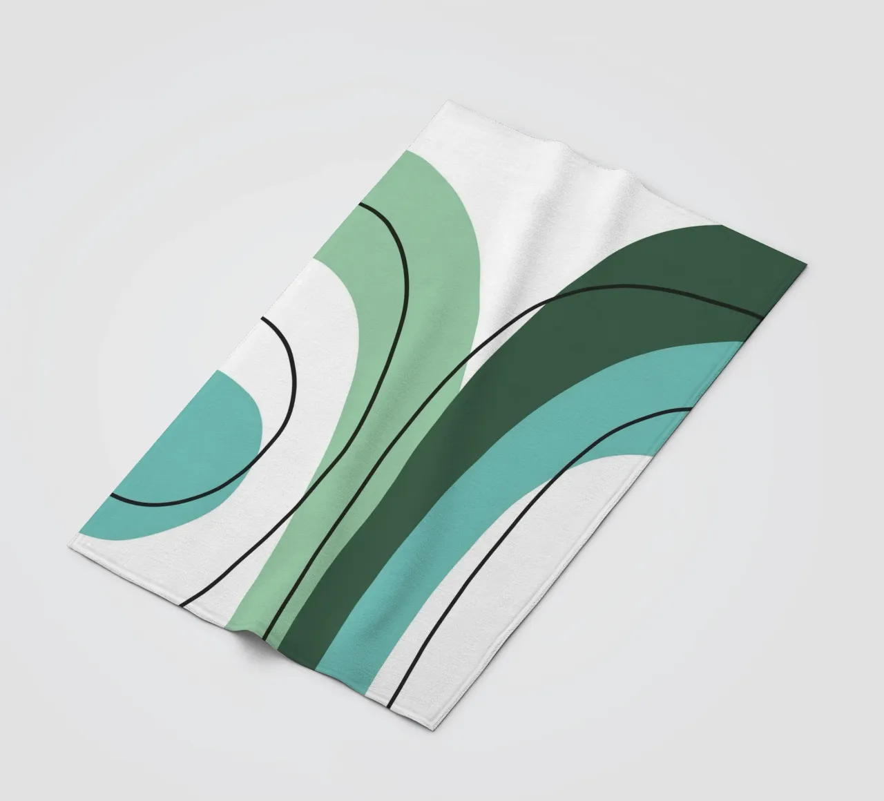 Curved lines coperta in pile da LisaArtes