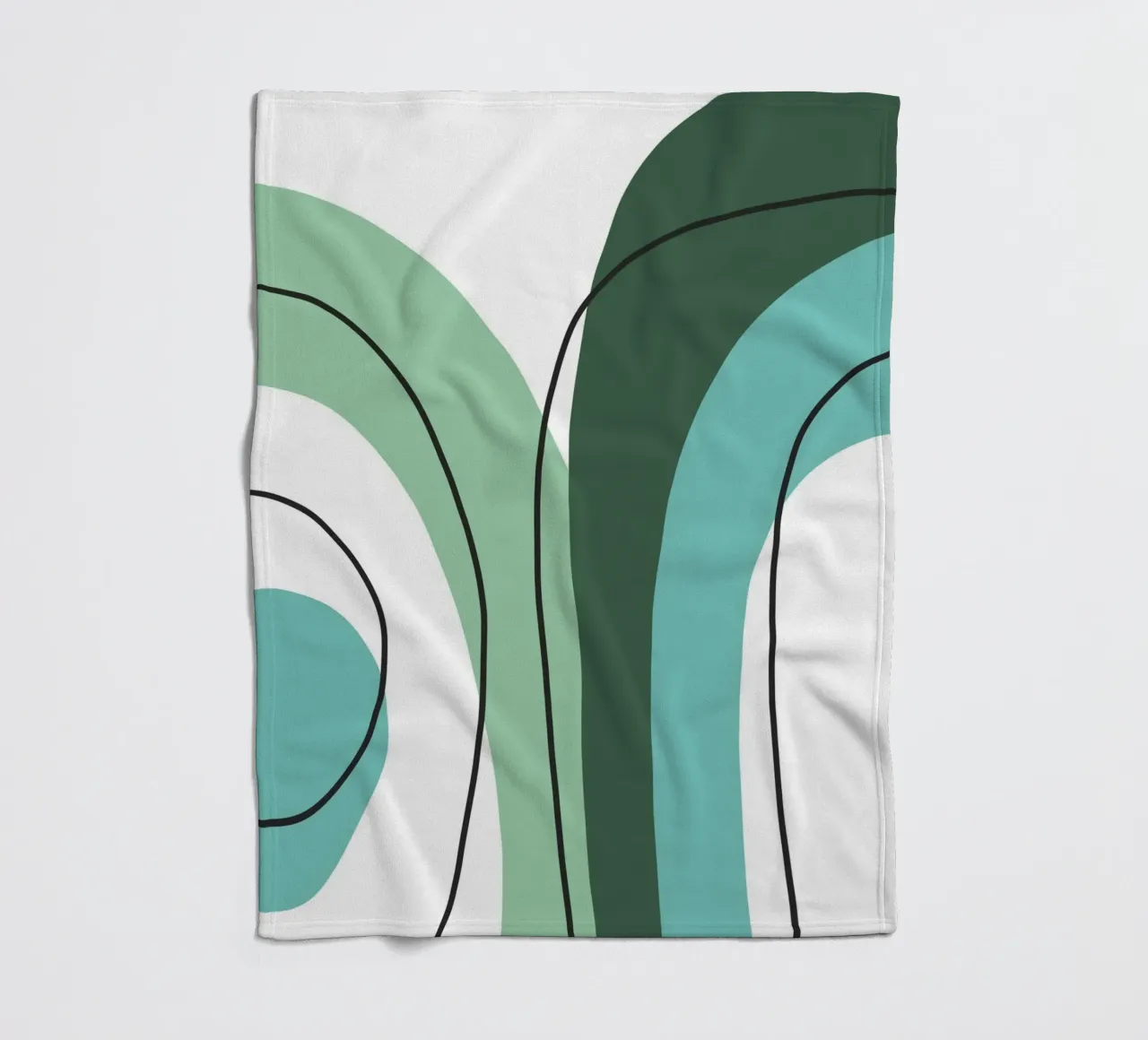 Curved lines coperta in pile da LisaArtes