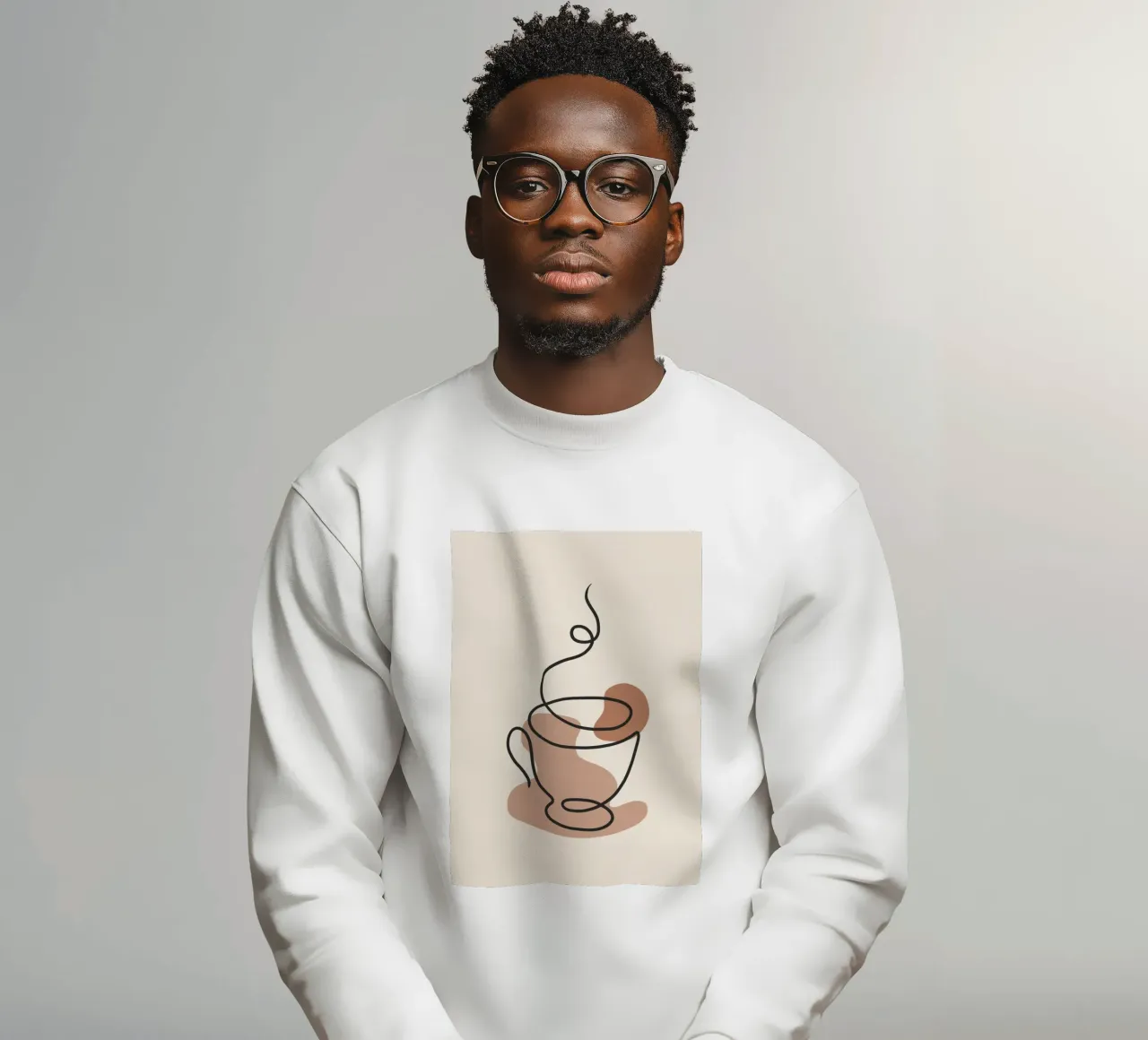 Steaming cup Sweatshirt von LisaArtes