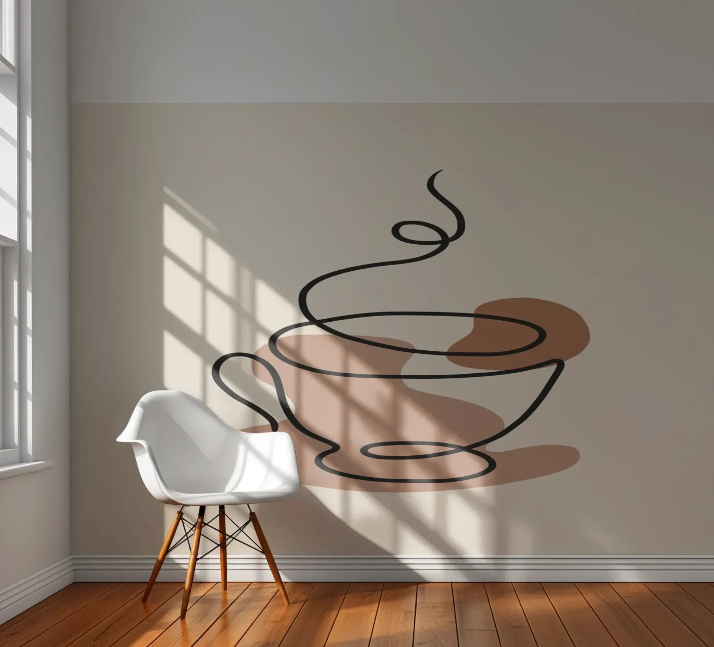 Steaming cup fotobehang van LisaArtes