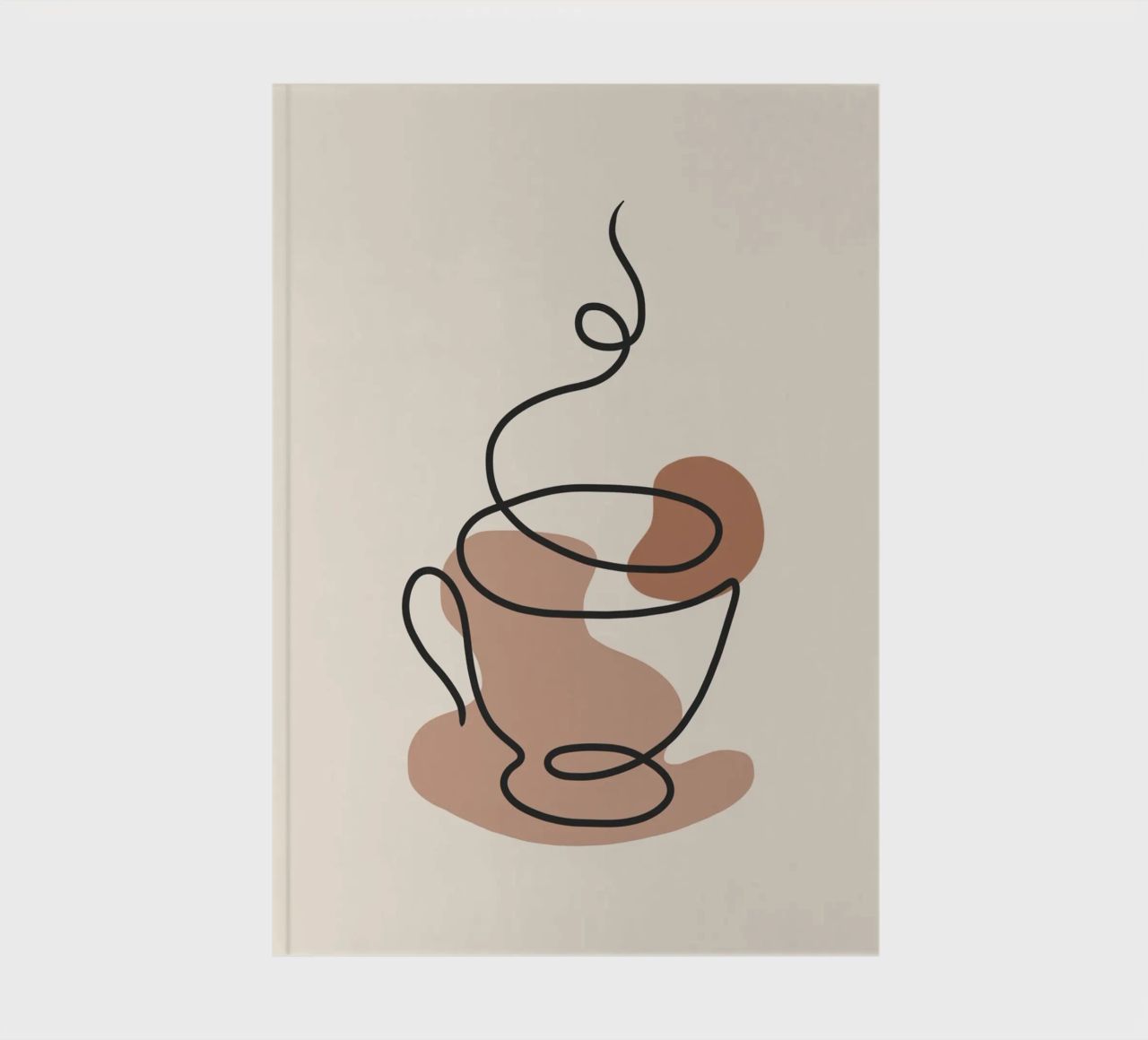 Steaming cup notebook by LisaArtes