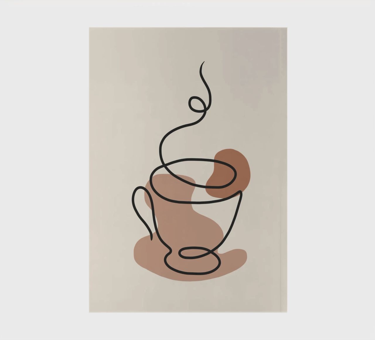 Steaming cup notebook by LisaArtes