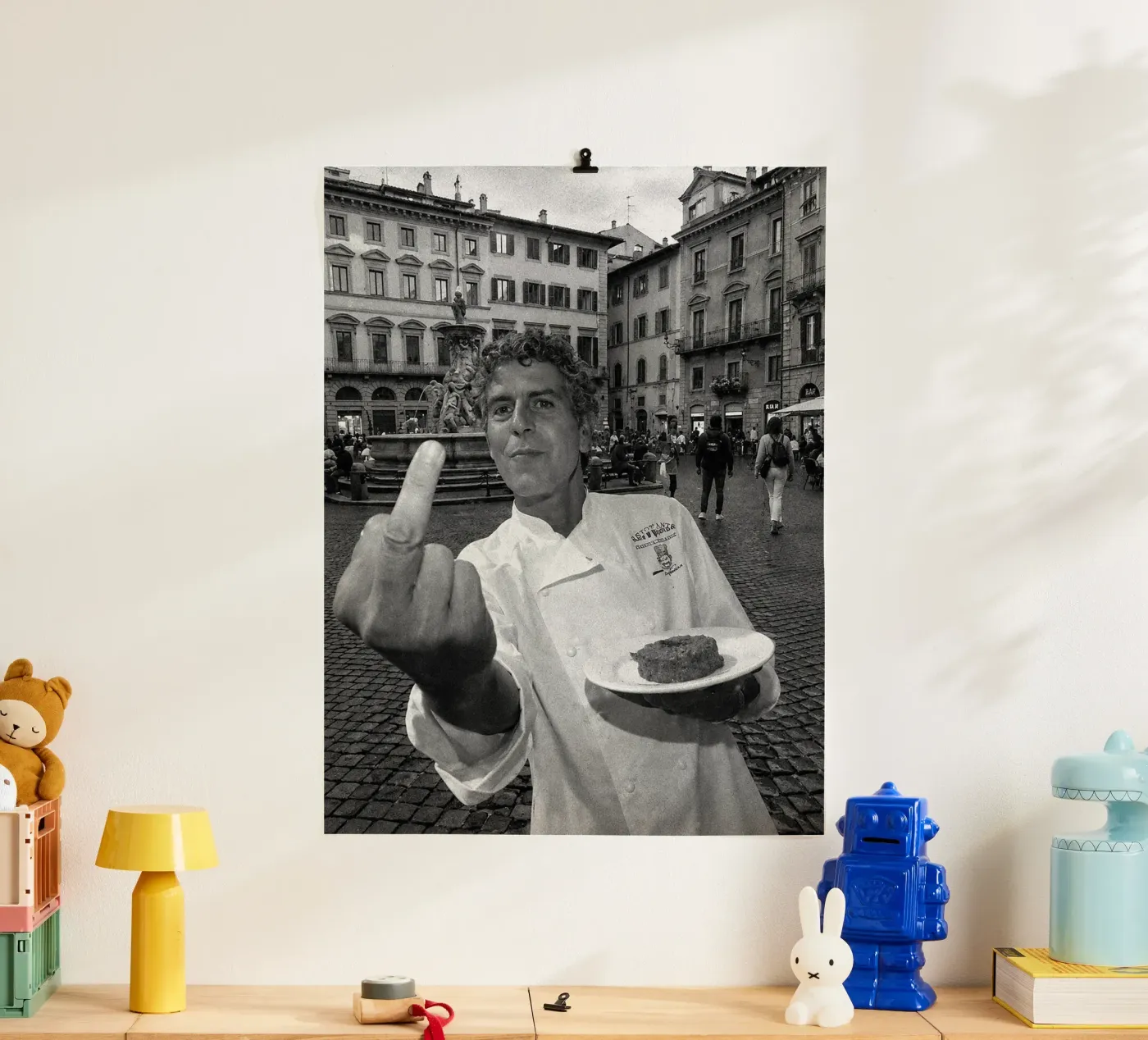 Anthony Bourdain poster da Ericammes