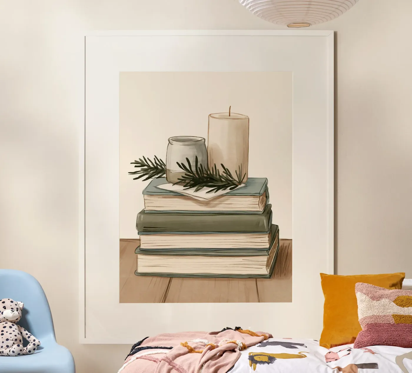 Winter Candle poster by Bloomtheory