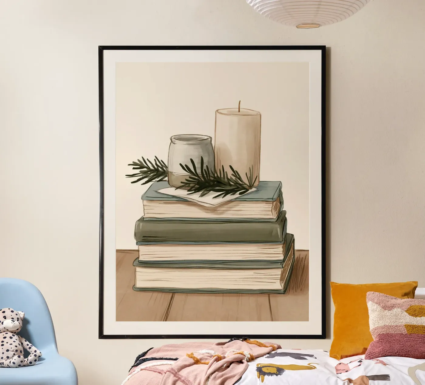 Winter Candle poster by Bloomtheory