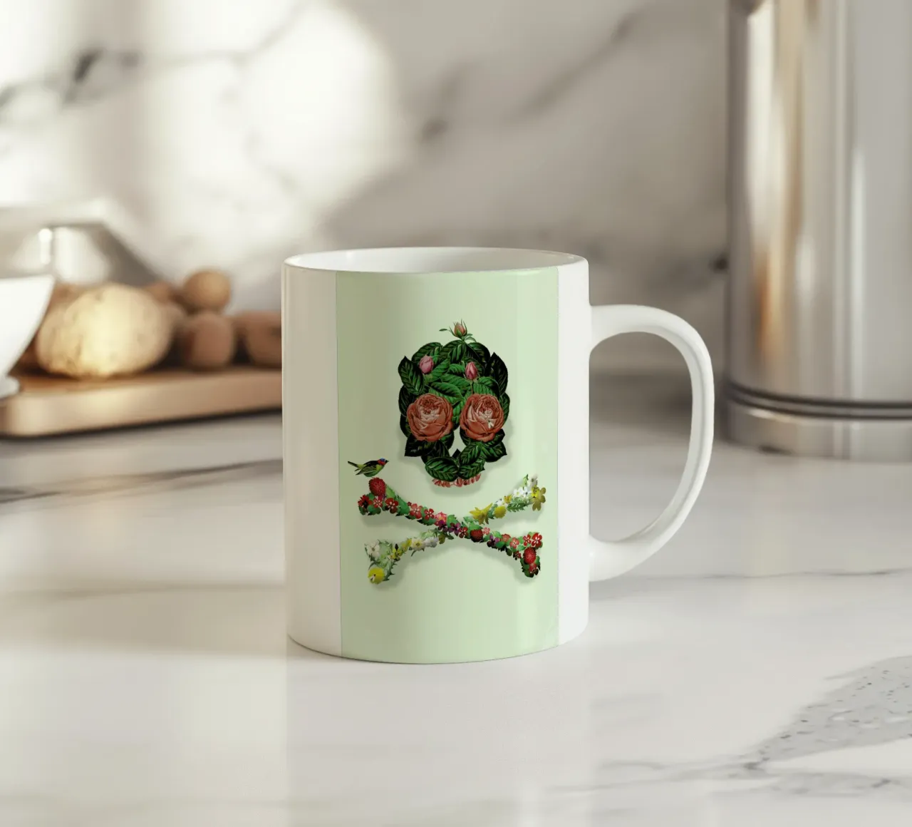 Life tazza in ceramica da Chris Wharton