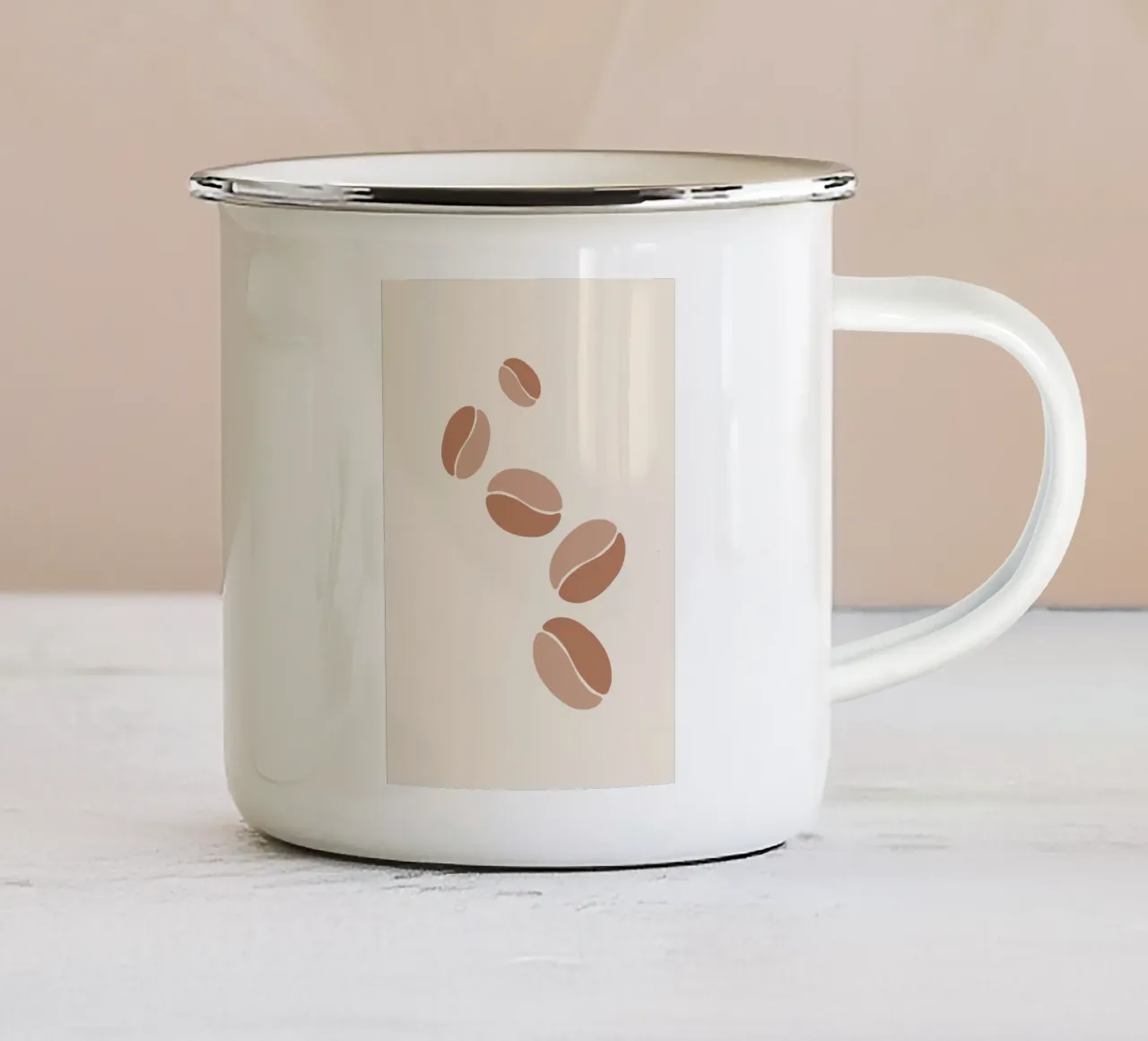 Various coffee beans tazza in smalto da LisaArtes