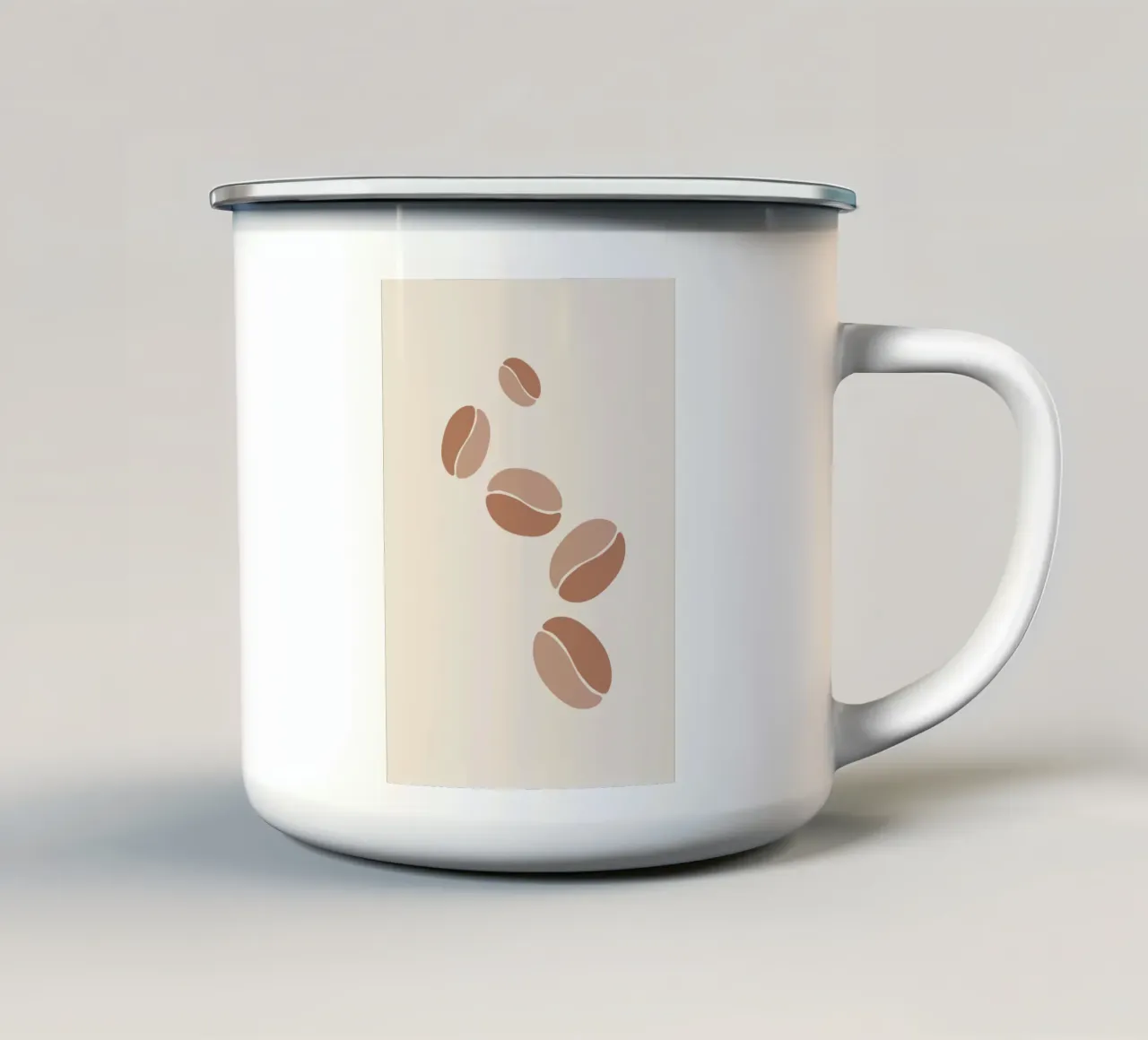 Various coffee beans tazza in smalto da LisaArtes