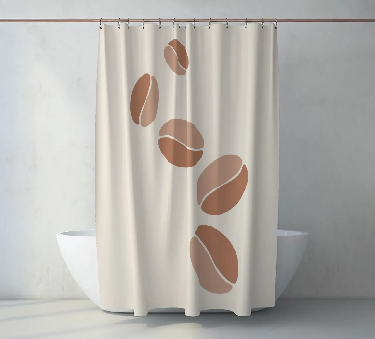 Various coffee beans shower curtain by LisaArtes