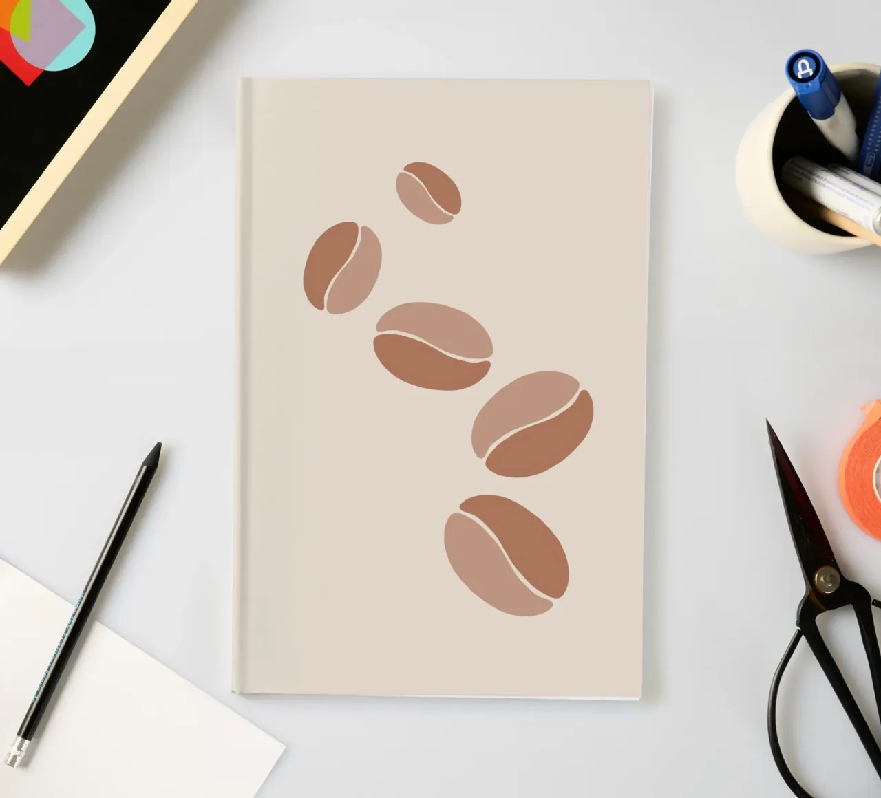 Various coffee beans notebook by LisaArtes