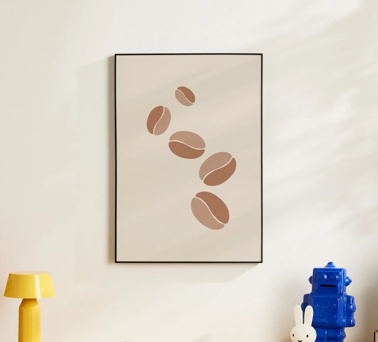 Various coffee beans alu-dibond by LisaArtes