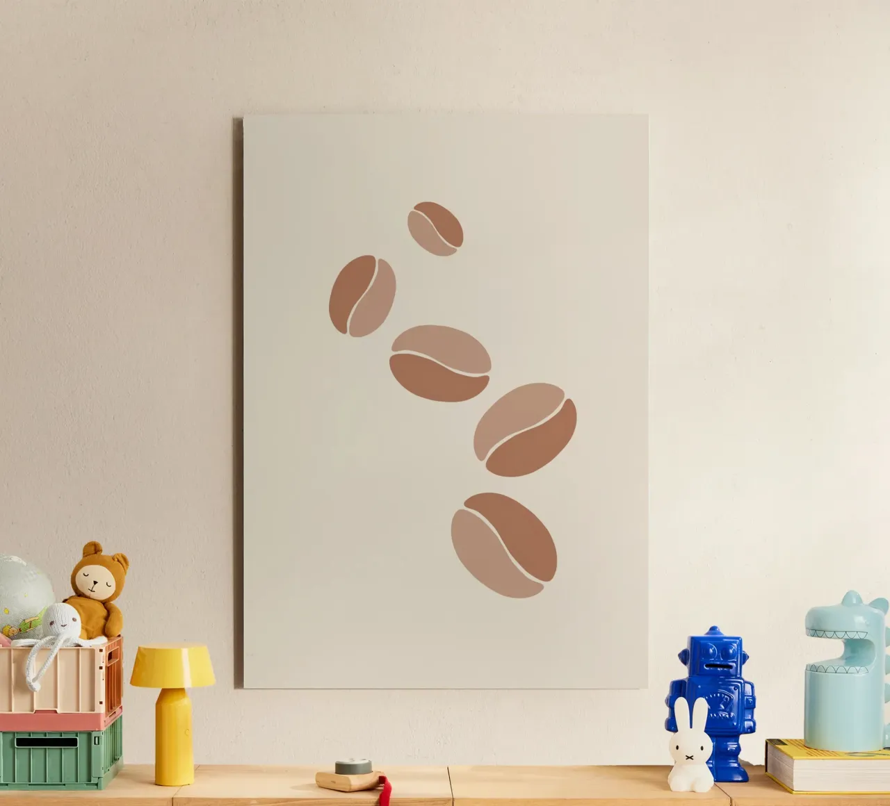 Various coffee beans alu-dibond by LisaArtes