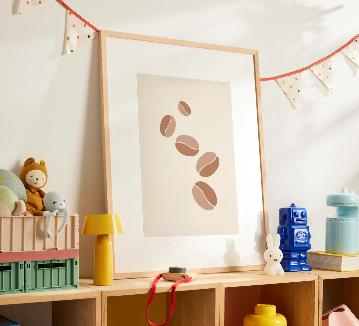 Various coffee beans poster van LisaArtes