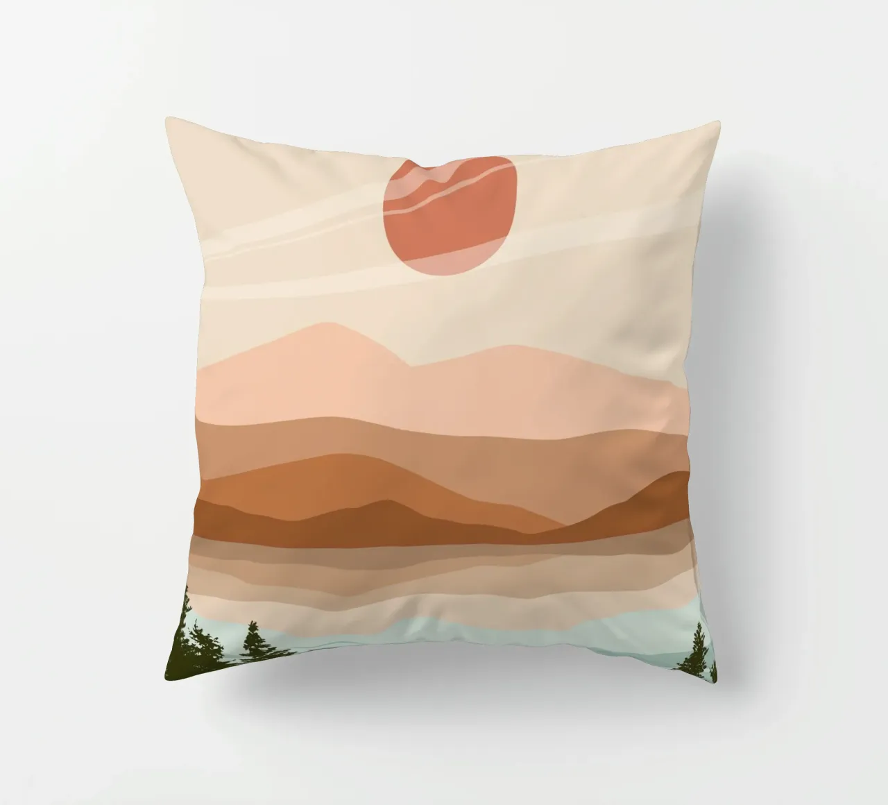 Serene landscape cuscino da LisaArtes