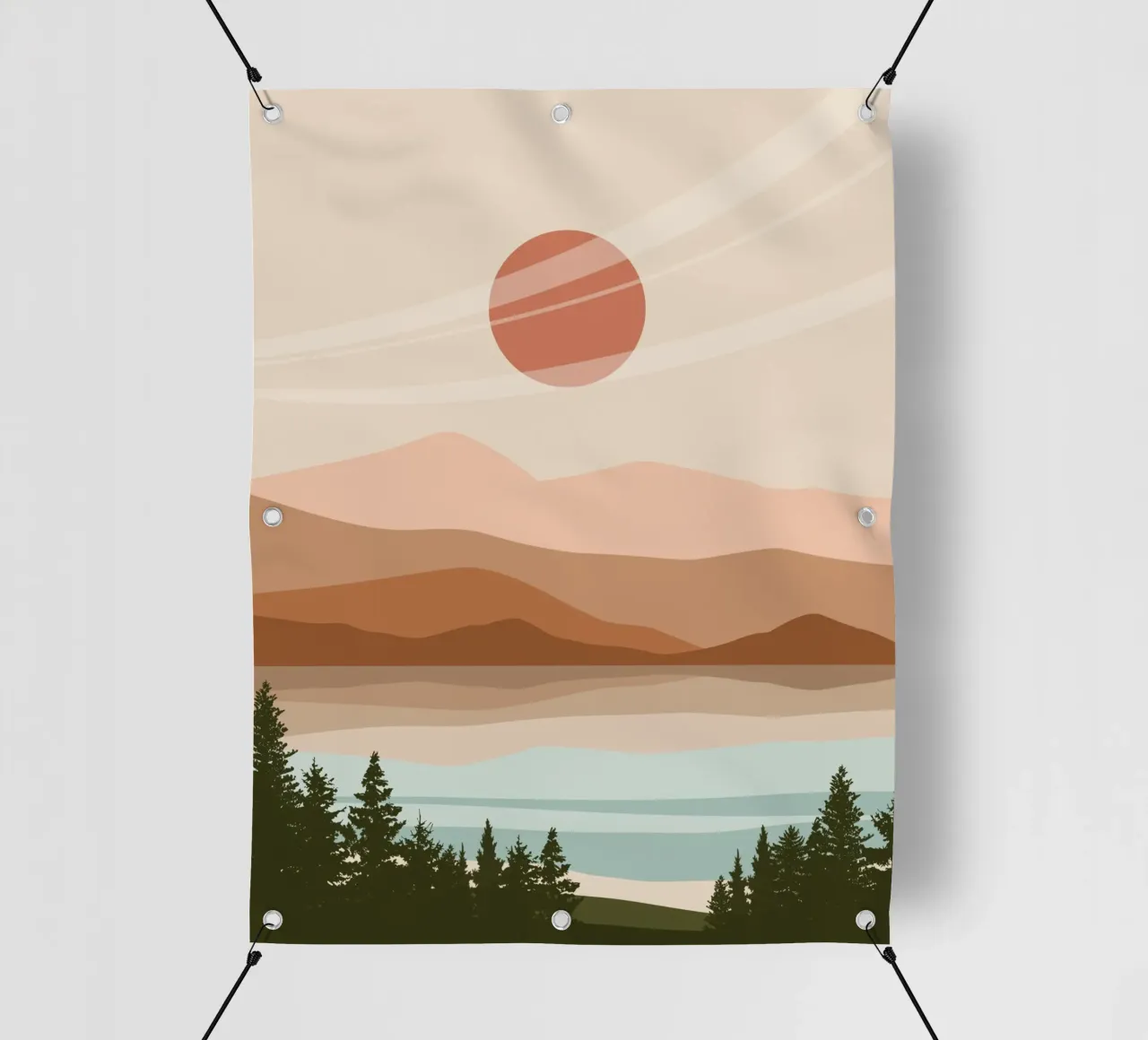 Serene landscape telo in pvc da LisaArtes