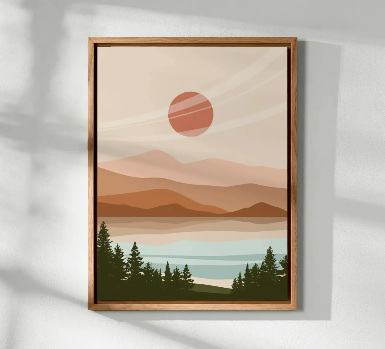 Serene landscape alluminio dibond da LisaArtes