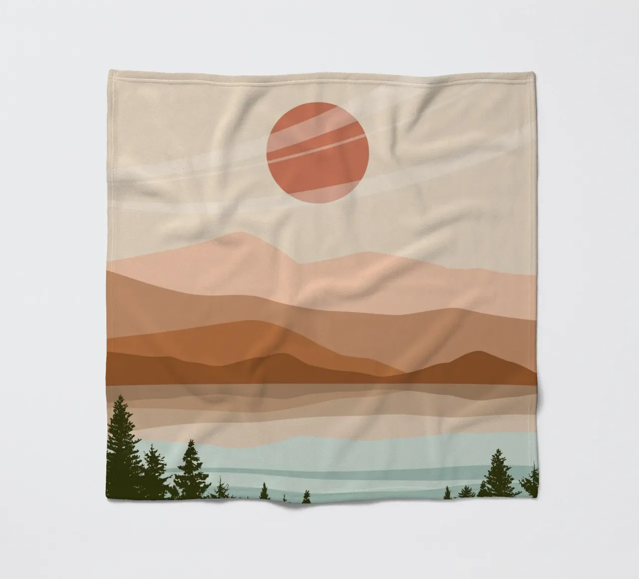 Serene landscape coperta in pile da LisaArtes